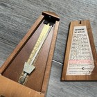 Vintage Seth Thomas Wooden Pyramid Metronome De Maelzel Mechanical Usa Works