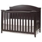 Sf Home Espresso Solid Wood Convertible Crib - Toddler Bed Sold Separately