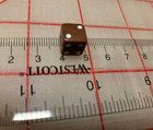 Vintage Lot Of 70 Miniature Brown Dice - 8 5 Mm  1 3 Inch  Square