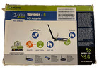 Genuine Linksys Wireless-g 2 4ghz 802 11g Wmp54g Pci Adapter W antenna And Cd