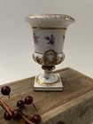 Vintage Dresden Footed Urn Vase