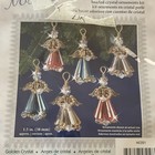 Solid Oak Nostalgic Christmas Beaded Crystal Angels Ornament Kit Craft Nos