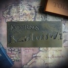 Lord Of The Rings - 24 Karat Gold Plated    the Fellowship  Plaque Limited Edition