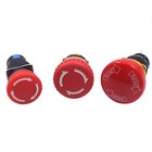 16mm E-stop Switch Push Button Emergency Mushroom Stop Button Latching La16-zs