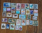 34 Vintage Hungary Magyar Posta And Other Misc Stamps Clean Used  No Hinges