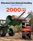 Vevor 60  2000 Lbs Pallet Fork Clamp On Tractor Forks With Stabilizer Bar