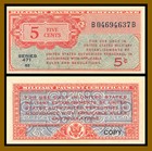 Copy Mpc 1 5 10 25 50 Cents   Dollars  7 Pcs Set   Series 471 Fantasy