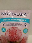 Nostalgia Ice Cream Mix Sweet Strawberry Makes 2 Quarts Expiration 03 2025