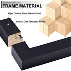 100  Solid Wood 6x6 Frame Black Square Picture Frame  6 X 6 Photo- Free Shipping