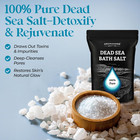 Dead Sea Salt Bath Soak 14 Oz Pack     100  Natural Dead Sea Salts For Soaking  Re