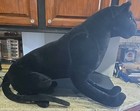 Melissa   Doug Stuffed Black Panther Plush Life Size Jumbo 36   