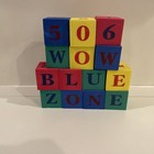 Extremely Rare Vhtf 14  Foam Alphabet And Number Blocks Baby Einstein Read