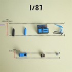 Multi Scale 3d Printed Auto Repair Garage Workbench Set Car Diorama Model