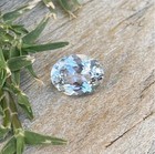 Egl 10 20 Ct Natural Flawless White Sapphire Oval Cut Certified Loose Gemstone