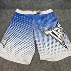 Vtg Mma Elite Fighting Shorts Lot Of 4 Size L Blue Red Blk Boxing Tapout