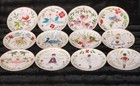 12 Days Of Christmas Appetizer Plates Porcelain Boxed Set 6  Grace Tea Beautiful
