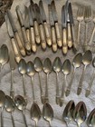 Lot Of 62 Pcs 1847 Rogers Bros By Is Vtg Silver Plate 1937 First Love Flatware