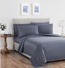 New Kirkland Signature 680 Thread Count 6 Piece Sheet Set Queen Vintage Indigo