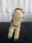 Vintage Steiff Standing Horse With Red Bridle 