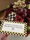 Mackenzie-childs Christmas Greenery In Stand New W tag Estate Collection 7    Cube