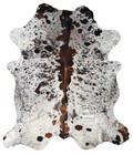 Cowhide Rug Exotic Tricolor High Quality Hair On Hide Size  X-jumbo xxl dr11
