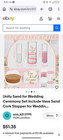 Irenare Unity Sand For Wedding Ceremony Set  Include Vase