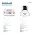 Amcrest Video Baby Monitor Lcd With Camera Two-way Audio Ptz Wifi Warranty