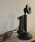 Western Electric Candlestick Telephone 20b Black 1904  Vintage
