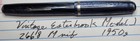 Vintage Esterbrook J Blue Fountain Pen 2668 Medium Nib 1950s