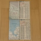 Vtg Esso Auto-karte Germany Map Lot S  d West Nord S  dwest Deutschland Travel