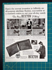 1939 Buxton 3-way Billfold Stitchless Travel Formal Everyday Vintage Print Ad