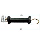 Electric Fence Gate Handle  2 Pack   Poly Tape Buckle  Spring Handle  Polytape