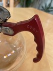 Vintage Cory Glass Coffee Carafe Red Bakelite Handle Art Deco Nice Shape