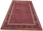 Vintage 7 X 10 Hand Knotted Area Rug 100  Wool Oriental Authentic Handmade Bijar
