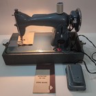 Vintage Deluxe Precision Sewing Machine Teal Singer 15 Clone Macys Herald Tested