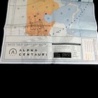 Lost In Space Large Alpha Centauri Map Original Prop  0909-9267 