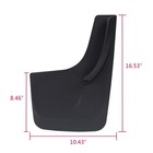Splash Guards Mud Flaps For Pickup Trucks Front Rear With Hardware Black