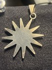 Sterling Silver Starburst Pendant
