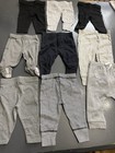Gerber 0-3 Months Cotton Knit Pants Lot 9 Pairs 