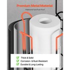 Uimoso Free Standing Jumbo Bathroom Toilet Paper Multiple Mega Roll Holder Rack