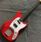 Custom Electric Guitar Red Vintage Chrome Hardware Maple Neck Free Shipping