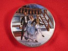 Vintage Sterling   Enamel Guilloche Compact English Hms Pinafore