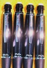 Paper Mate Phd Pencils  5mm Rare Gloss Black And Chrome  4    Nos