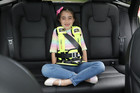 Large Yellow  Lightweight  Compact  Portable Car Seat - Perfect For Travel And E