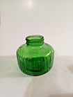 Vintage Lot Of 7 Inkwell s - Ink Well Bottles  Parker Clover  Hudson Green Glass