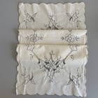 24 Vintage Linen Lot - Runners  Doilies  Table Topper - Crafting Or Use