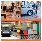 Adjustable Work Table With Drawer   Wheels  Heavy-duty Rolling Tool Tray