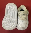 Nike Force 1 Baby toddler Low Top Leather Sneaker White green Us 3c