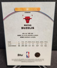 Matas Buzelis 2025-26 Topps Finest Red Geometric Bulls  10