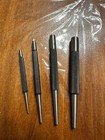 Starrett 4 Piece  Center Punch Set- 1 16  3 32  9 64  5 32